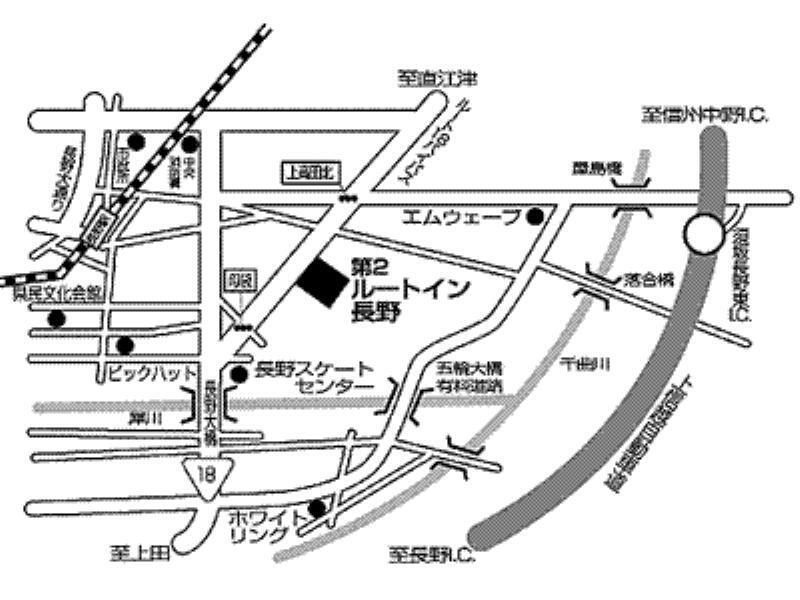 Hotel Route-Inn Dai-Ni Nagano Luaran gambar